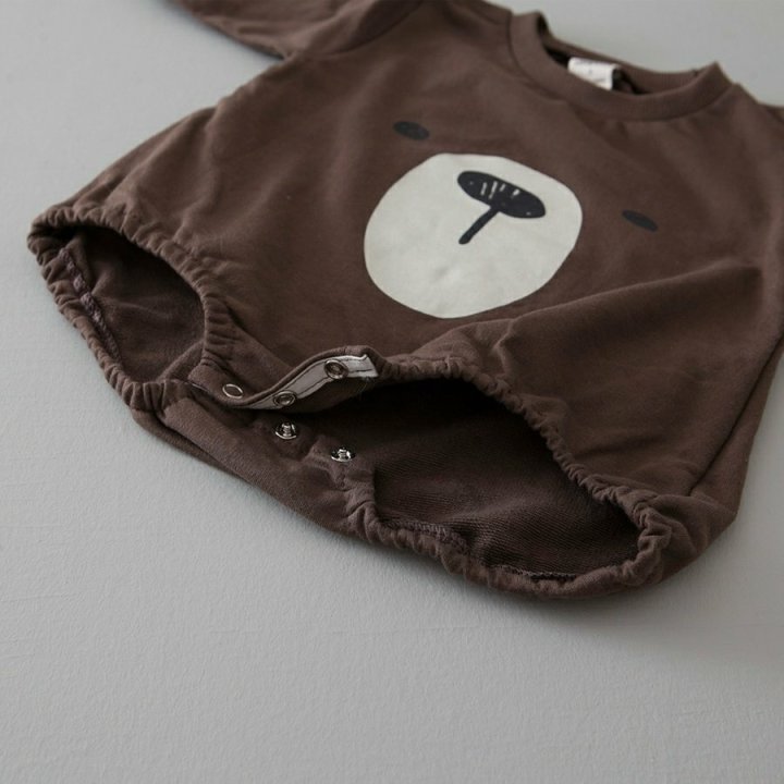 Lemonade - Korean Baby Fashion - #babygirlfashion - Bear Suit Bonnet Suit - 7