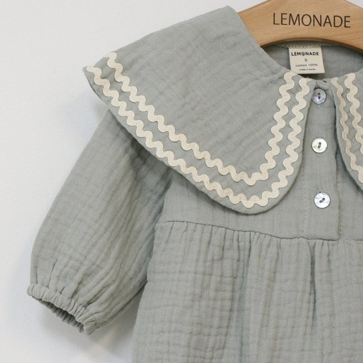 Lemonade - Korean Baby Fashion - #babygirlfashion - Aria Suit Bonnet Set - 4