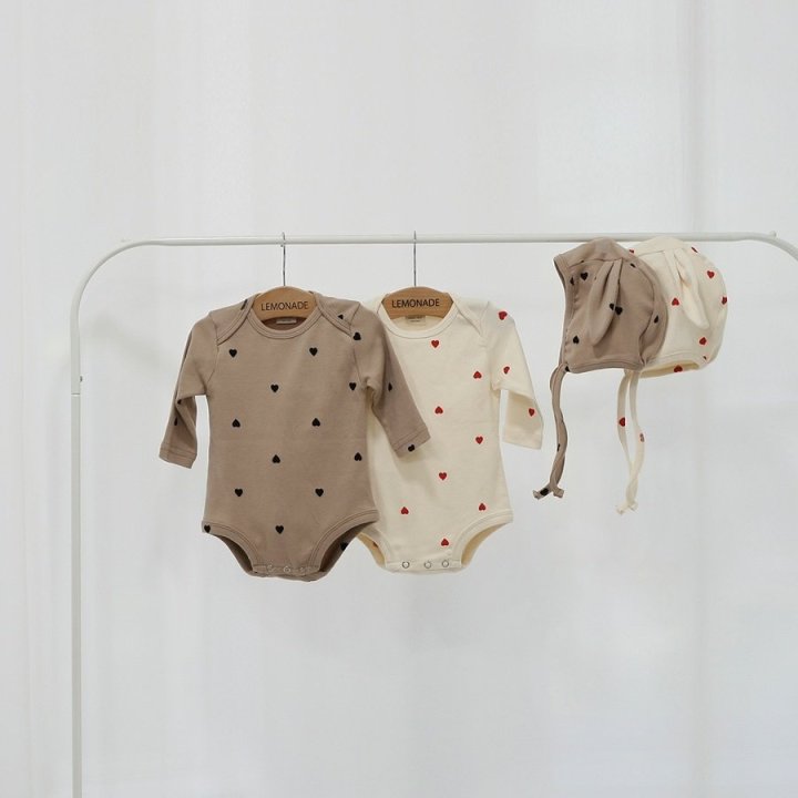 Lemonade - Korean Baby Fashion - #babylifestyle - Petit Suit Bonnet Set - 3