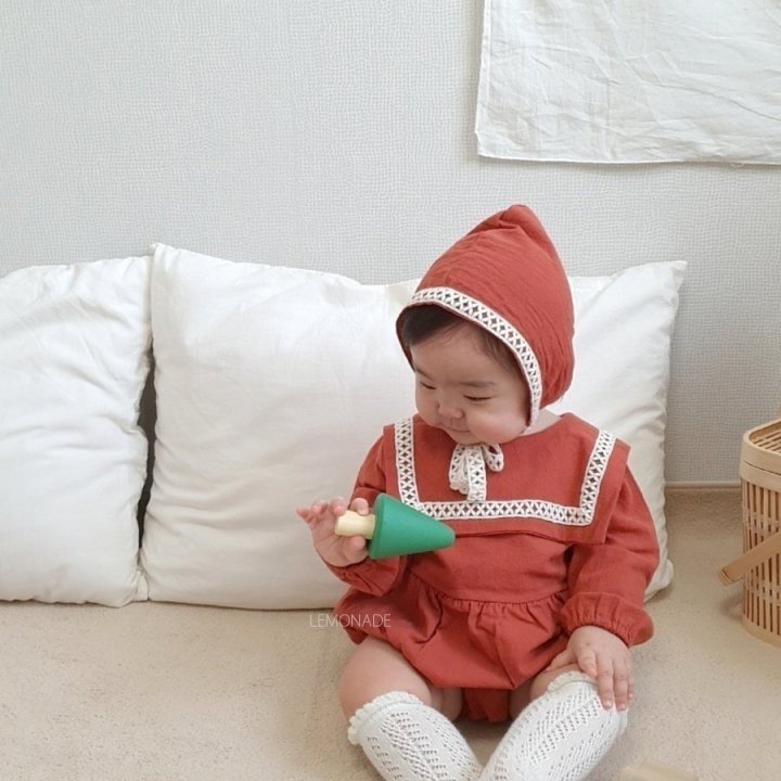 Lemonade - Korean Baby Fashion - #babylifestyle - Fruits Bonnet Suit - 11