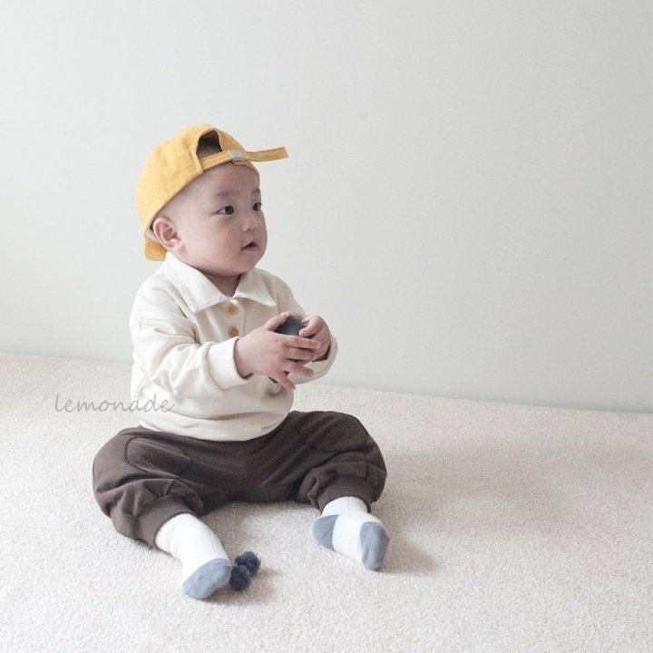Lemonade - Korean Baby Fashion - #babylifestyle - Plain Collar Tee - 8