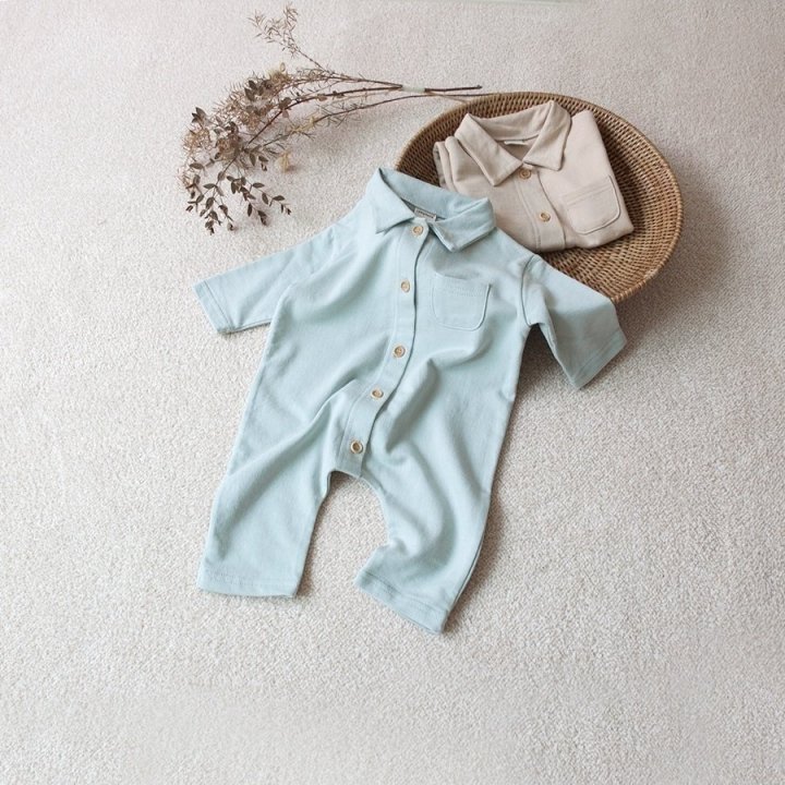 Lemonade - Korean Baby Fashion - #babylifestyle - Plain Collar Suit - 5