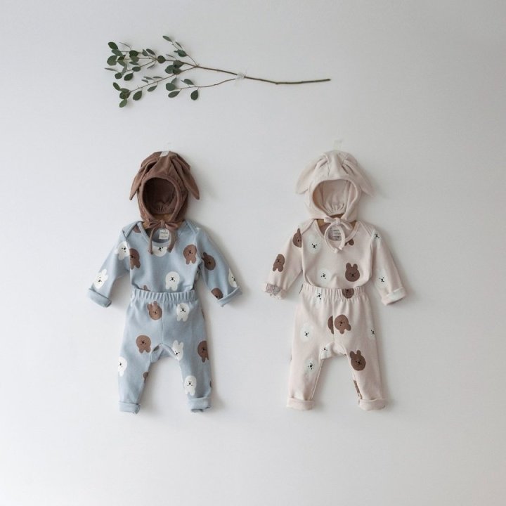 Lemonade - Korean Baby Fashion - #babylifestyle - Kangchong Suit Top Bottom Set - 2