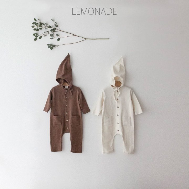 Lemonade - Korean Baby Fashion - #babylifestyle - Peanut Bonnet Suit Set