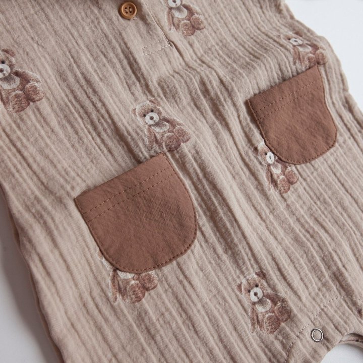 Lemonade - Korean Baby Fashion - #babylifestyle - Stick Bear Suit - 12