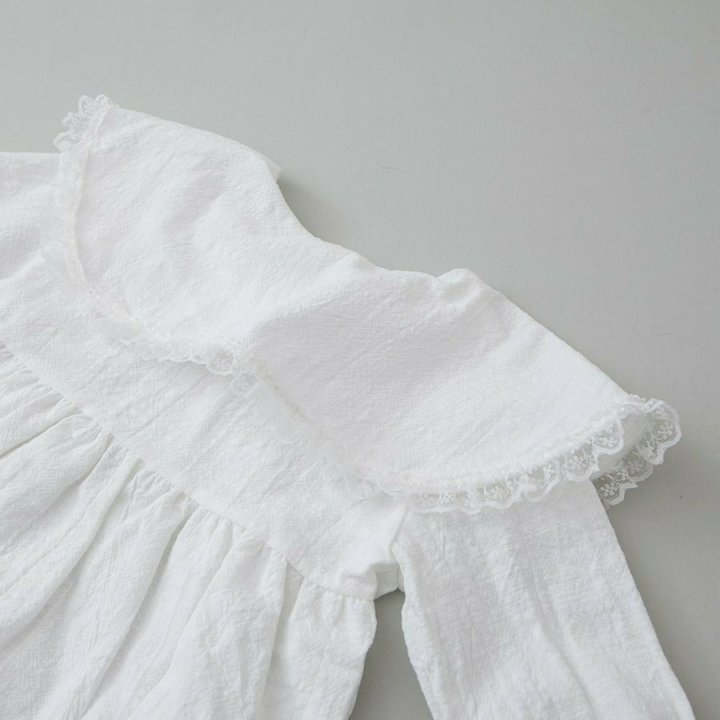 Lemonade - Korean Baby Fashion - #babylifestyle - Navi Cherry Bonnet Suit - 5