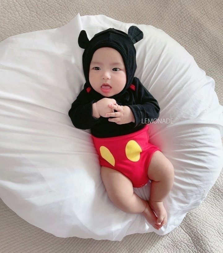 Lemonade - Korean Baby Fashion - #babylifestyle - M Boy Long Sleeve Bonnet Suit - 11
