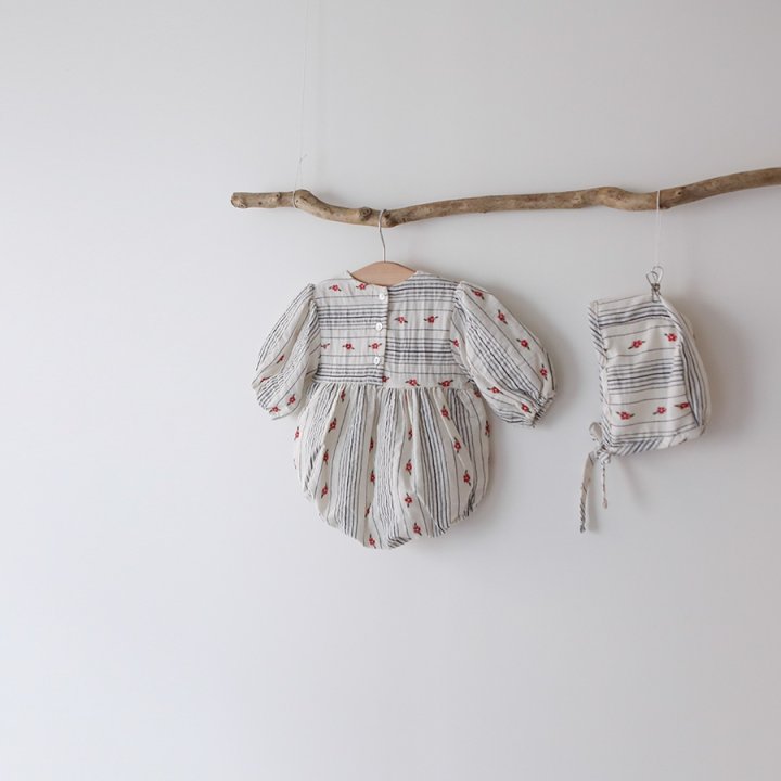 Lemonade - Korean Baby Fashion - #babyoninstagram - Spring Suit Bonnet Set - 7