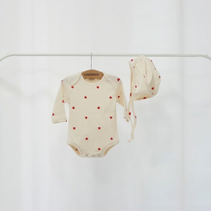 Lemonade - Korean Baby Fashion - #babylifestyle - Petit Suit Bonnet Set - 4
