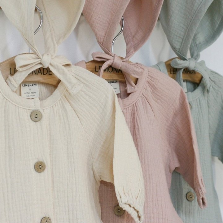 Lemonade - Korean Baby Fashion - #babyoninstagram - Latte Suit Bonnet Set - 2