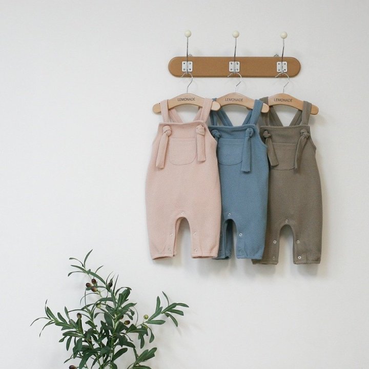 Lemonade - Korean Baby Fashion - #babyoninstagram - Nuts Suspenders Suit