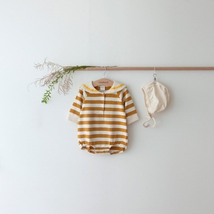 Lemonade - Korean Baby Fashion - #babylifestyle - Viva Suit Bonnet Set - 4