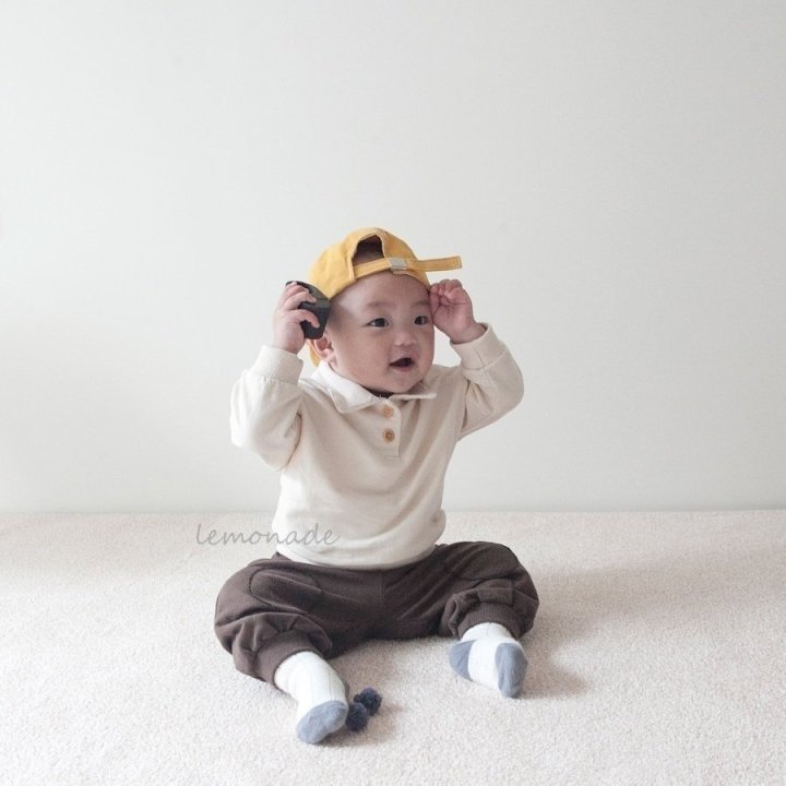 Lemonade - Korean Baby Fashion - #babyoninstagram - Plain Collar Tee - 9