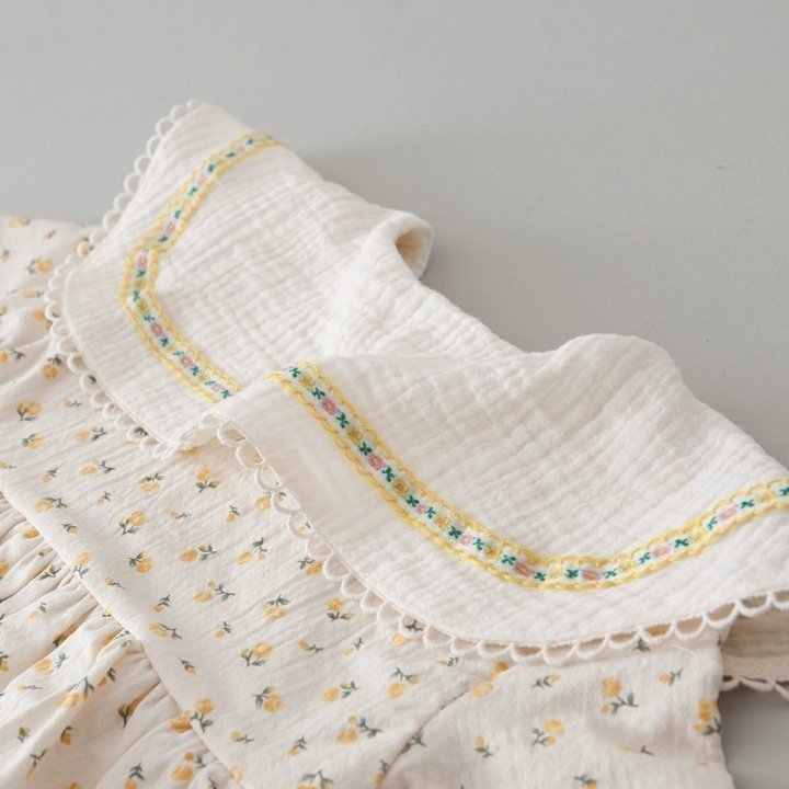 Lemonade - Korean Baby Fashion - #babylifestyle - Rose Bonnet Suit - 4