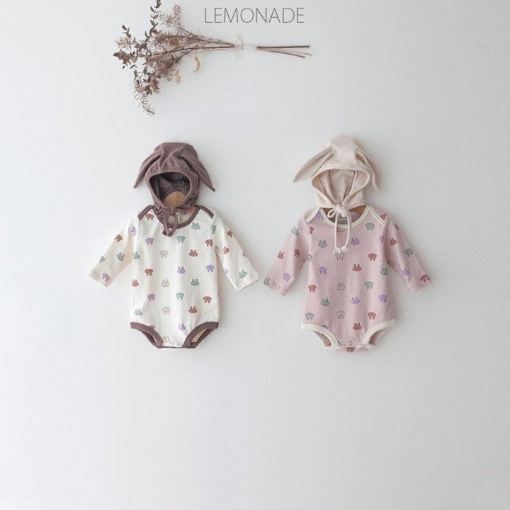 Lemonade - Korean Baby Fashion - #babyoninstagram - Tini Bear Bonnet Suit