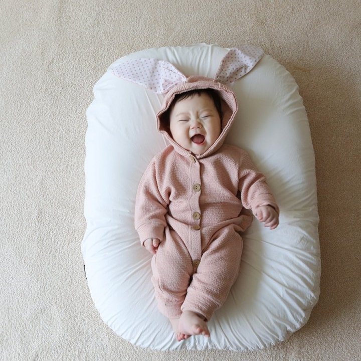 Lemonade - Korean Baby Fashion - #babyootd - Hug Rabbit Suit - 11