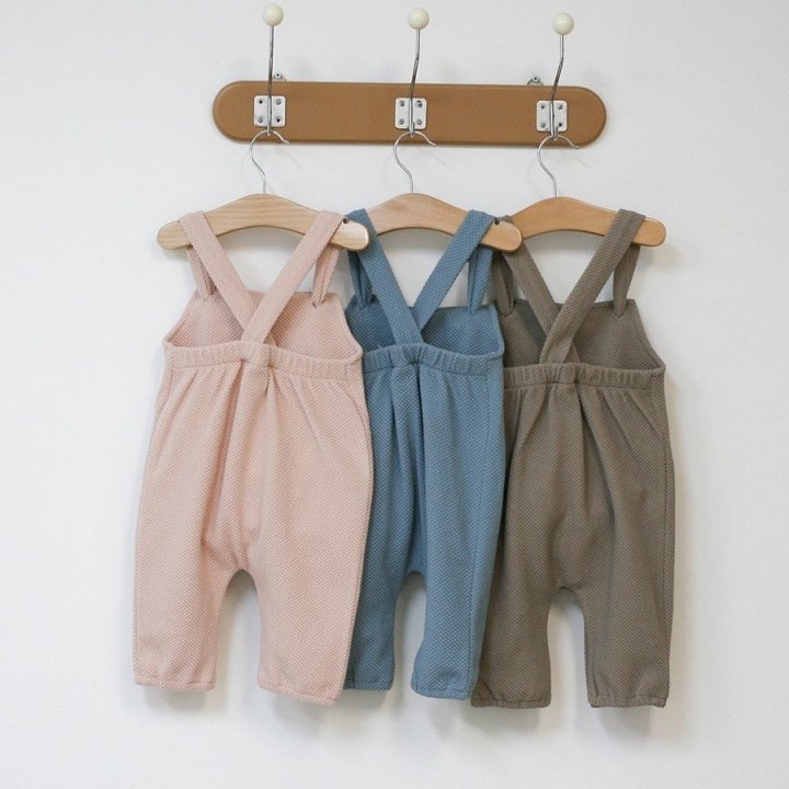 Lemonade - Korean Baby Fashion - #babyootd - Nuts Suspenders Suit - 2