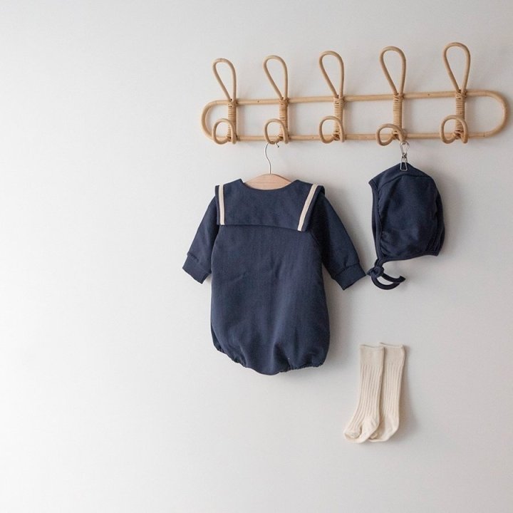 Lemonade - Korean Baby Fashion - #babyootd - Pony Suit Bonnet Set - 6