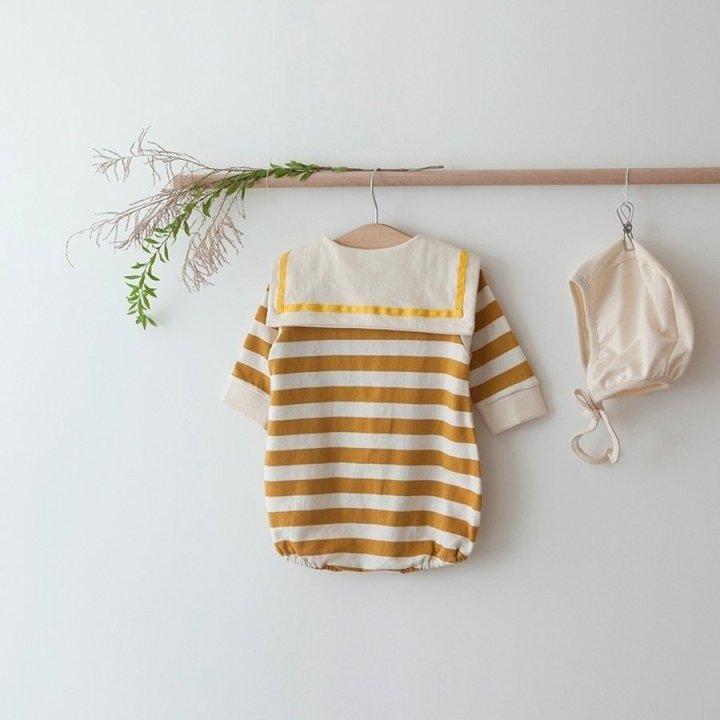 Lemonade - Korean Baby Fashion - #babyootd - Viva Suit Bonnet Set - 5