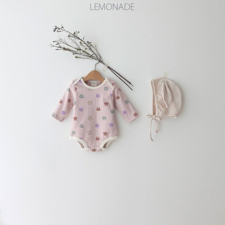 Lemonade - Korean Baby Fashion - #babyootd - Tini Bear Bonnet Suit - 2