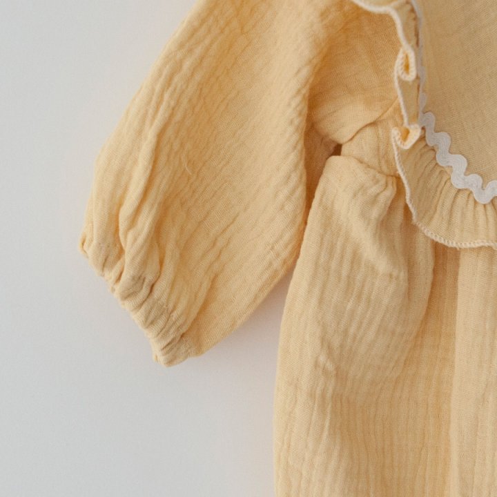 Lemonade - Korean Baby Fashion - #babyoutfit - Ricotta Suit Bonnet Set - 5