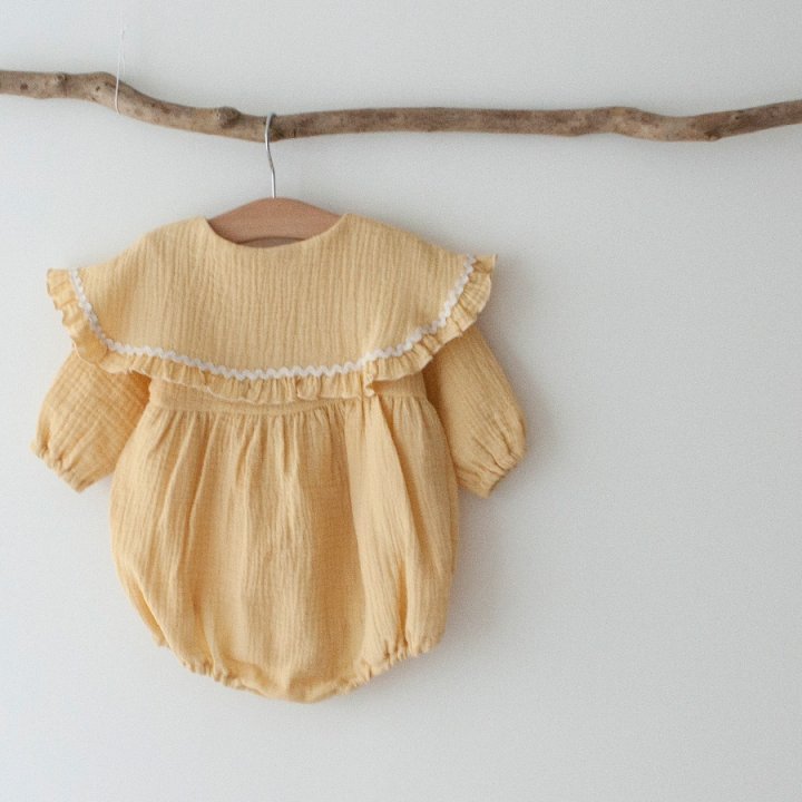 Lemonade - Korean Baby Fashion - #babyoutfit - Ricotta Suit Bonnet Set - 6