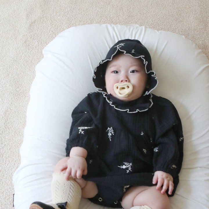 Lemonade - Korean Baby Fashion - #babyoutfit - Lilac Suit Bonnet Set - 10