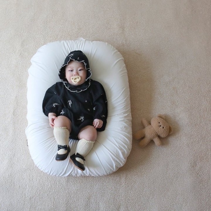 Lemonade - Korean Baby Fashion - #babyoutfit - Lilac Suit Bonnet Set - 11