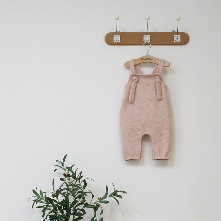 Lemonade - Korean Baby Fashion - #babyoutfit - Nuts Suspenders Suit - 4