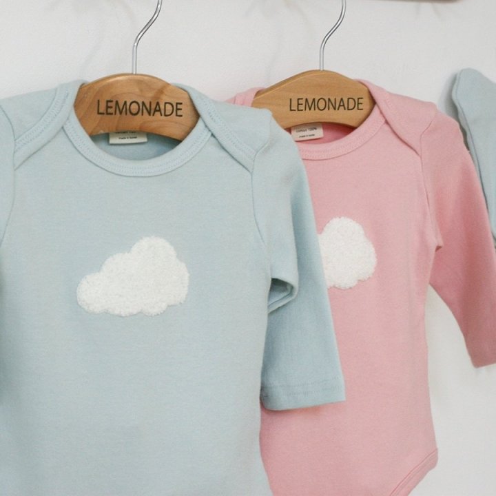 Lemonade - Korean Baby Fashion - #babyoutfit - Cloud Suit Bonnet Set - 2