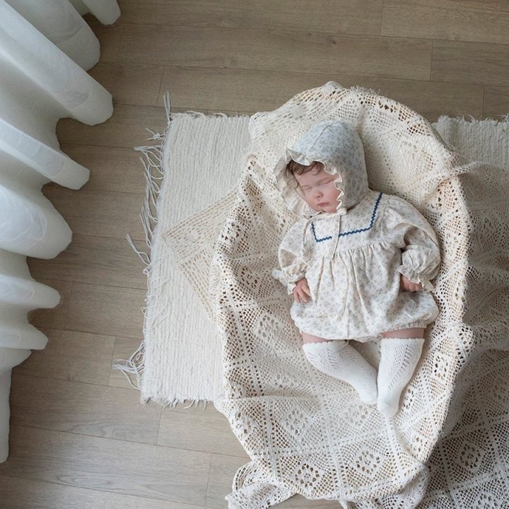 Lemonade - Korean Baby Fashion - #babyoutfit - Marie Suit Bonnet Set - 9
