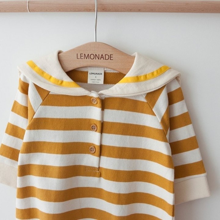 Lemonade - Korean Baby Fashion - #babyoutfit - Viva Suit Bonnet Set - 7