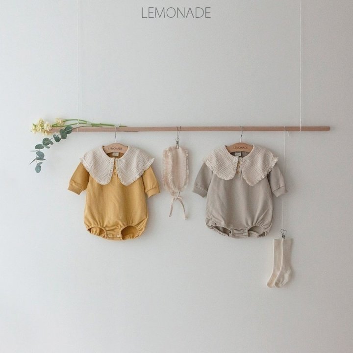 Lemonade - Korean Baby Fashion - #babyoutfit - Ginger Bonnet Suit