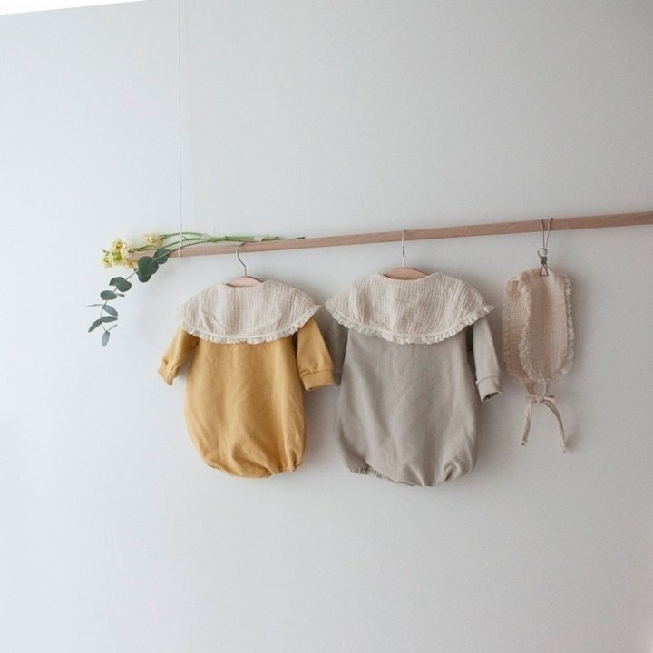 Lemonade - Korean Baby Fashion - #babyoutfit - Ginger Bonnet Suit - 2
