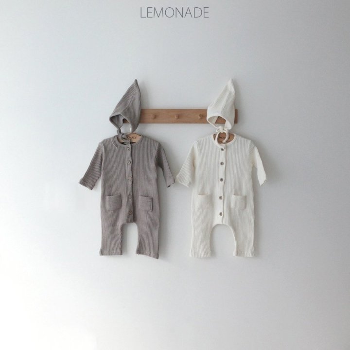 Lemonade - Korean Baby Fashion - #babyoutfit - Piano Bonnet Suit