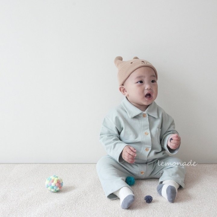 Lemonade - Korean Baby Fashion - #babyoutfit - Plain Collar Suit - 8
