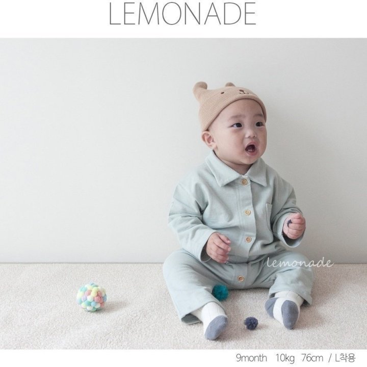 Lemonade - Korean Baby Fashion - #babyoutfit - Plain Collar Suit - 9