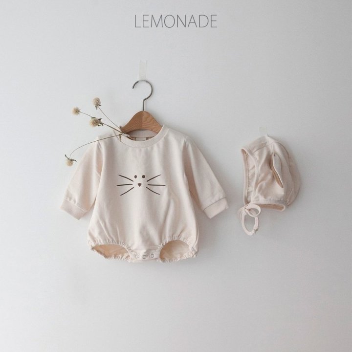 Lemonade - Korean Baby Fashion - #babyoutfit - Bunny Bunny Bonnet Suit Set - 2
