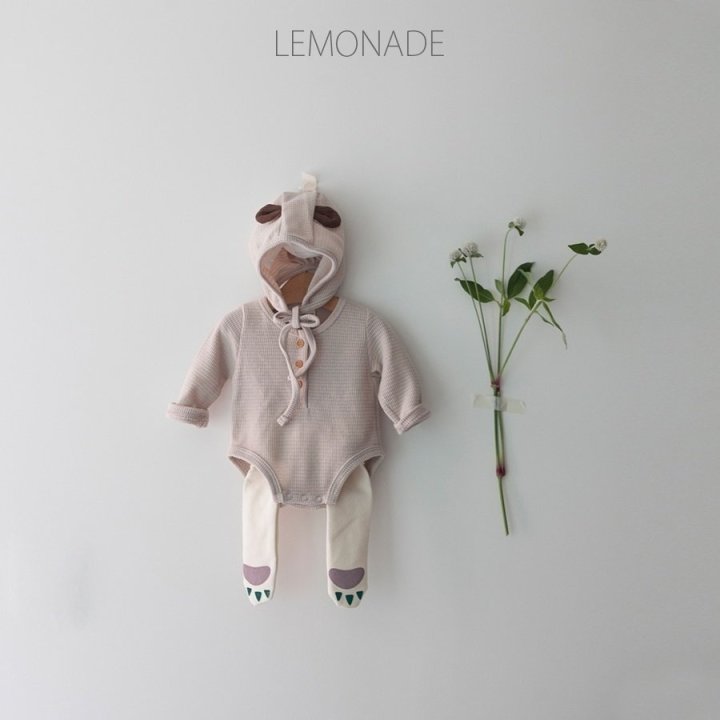 Lemonade - Korean Baby Fashion - #babyoutfit - Cookie Bonnet Suit - 2