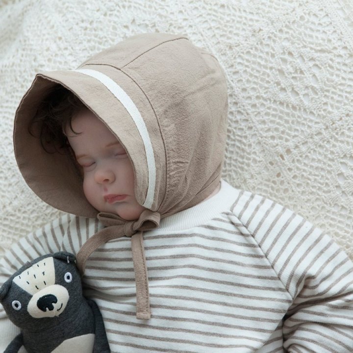 Lemonade - Korean Baby Fashion - #babyoutfit - Baro Bonnet Suit - 10