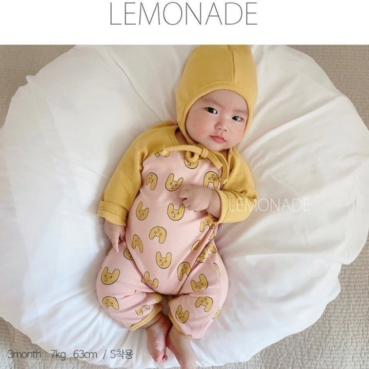 Lemonade - Korean Baby Fashion - #babyoutfit - Ruby Bonnet Suit - 12