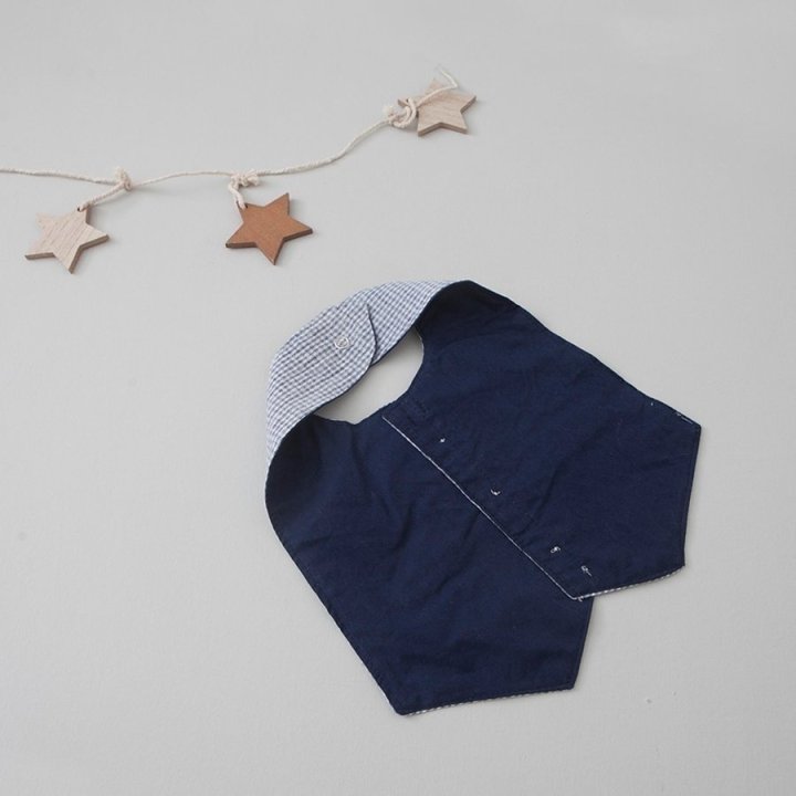 Lemonade - Korean Baby Fashion - #babyoutfit - Luan Tuxedo Bonnet Suit Bib Set - 6
