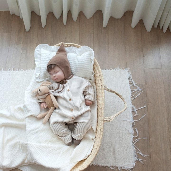Lemonade - Korean Baby Fashion - #babyoutfit - Buddy Bonnet Suit - 10