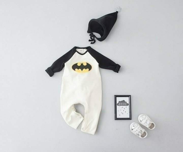 Lemonade - Korean Baby Fashion - #babyoutfit - Bat Raglan Bonnet Suit - 2