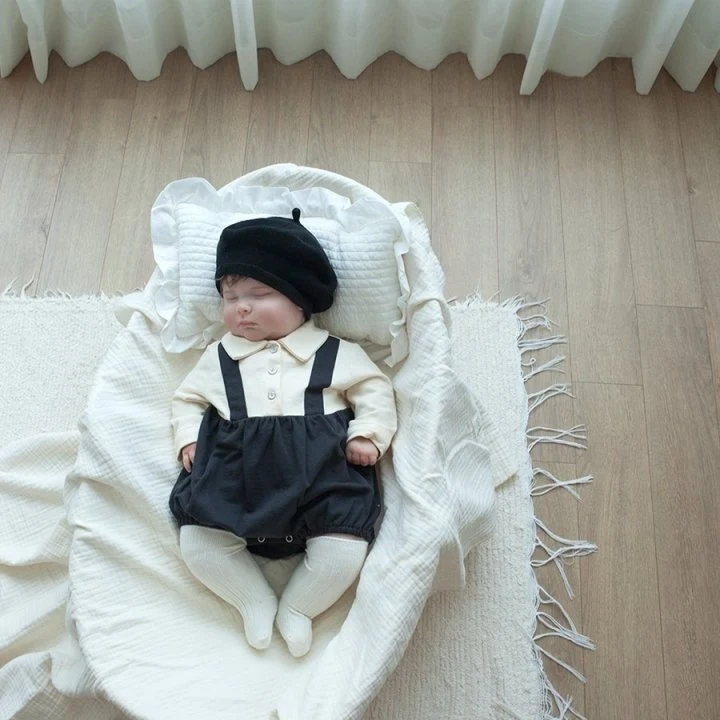 Lemonade - Korean Baby Fashion - #babyoutfit - Buzz Bonnet Suit - 7