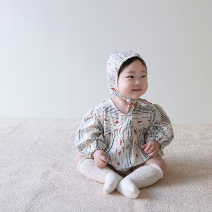 Lemonade - Korean Baby Fashion - #babywear - Spring Suit Bonnet Set - 11