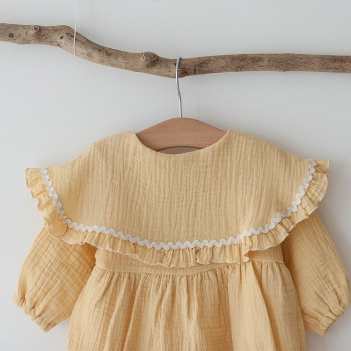 Lemonade - Korean Baby Fashion - #babywear - Ricotta Suit Bonnet Set - 7