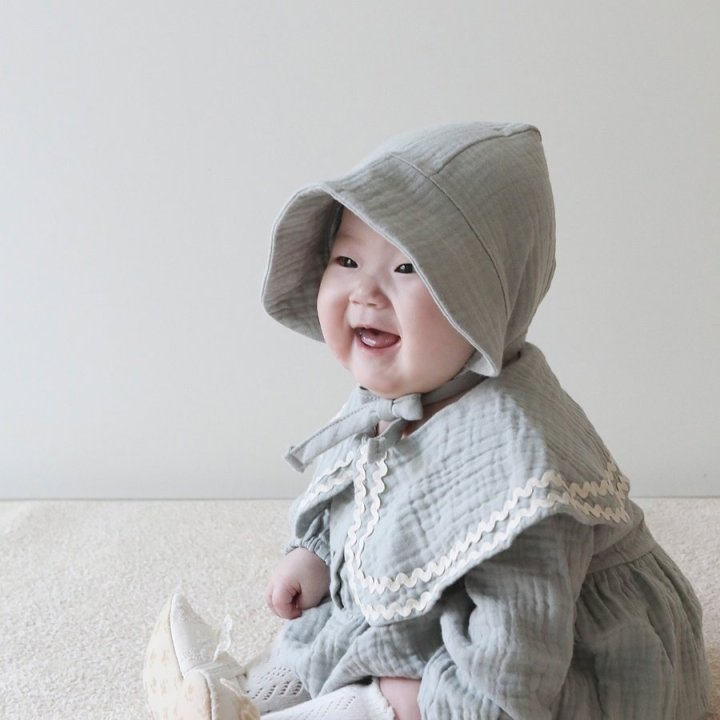 Lemonade - Korean Baby Fashion - #babywear - Aria Suit Bonnet Set - 9