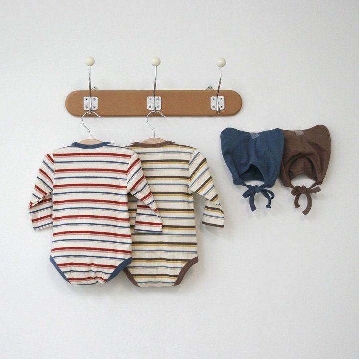 Lemonade - Korean Baby Fashion - #babywear - Como Suit Bonnet Set - 2