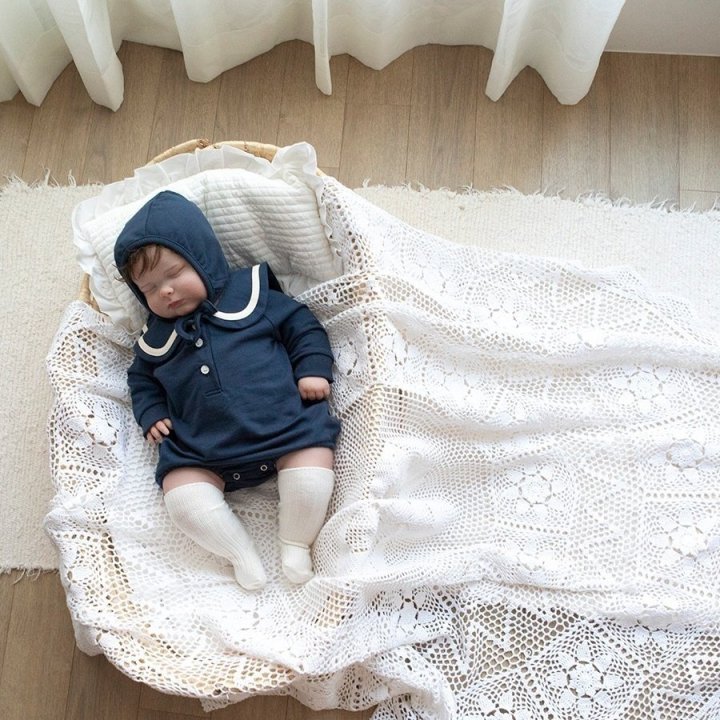 Lemonade - Korean Baby Fashion - #babywear - Pony Suit Bonnet Set - 9